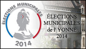 Cartouche pour illustrer les Élections Municipales 2014.