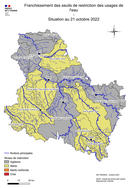 21 octobre 2022 - Sécheresse : une amélioration favorable mais inégale des débits des cours d’eau