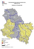 Sécheresse : Premières mesures de restriction d'eau dans le département - 06 juillet 2020